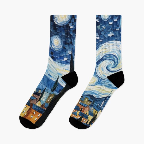 Item preview, Van gogh Inspired Starry Night Cat Painting designed and sold by Vangoholic.