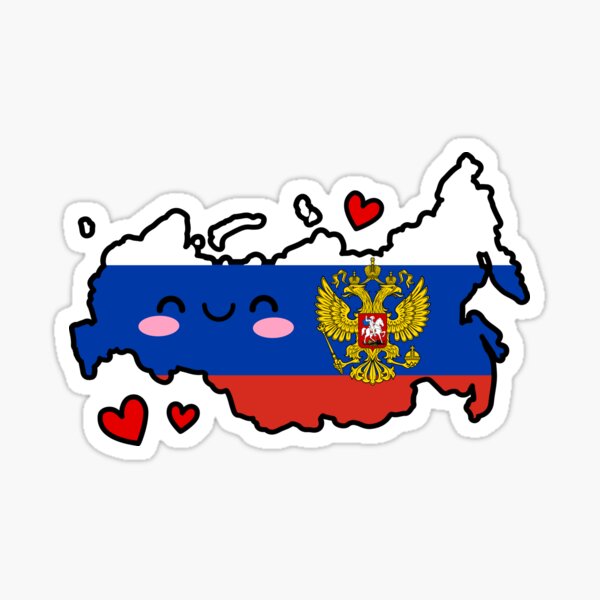 Flag Map of Russia (Moscovia)