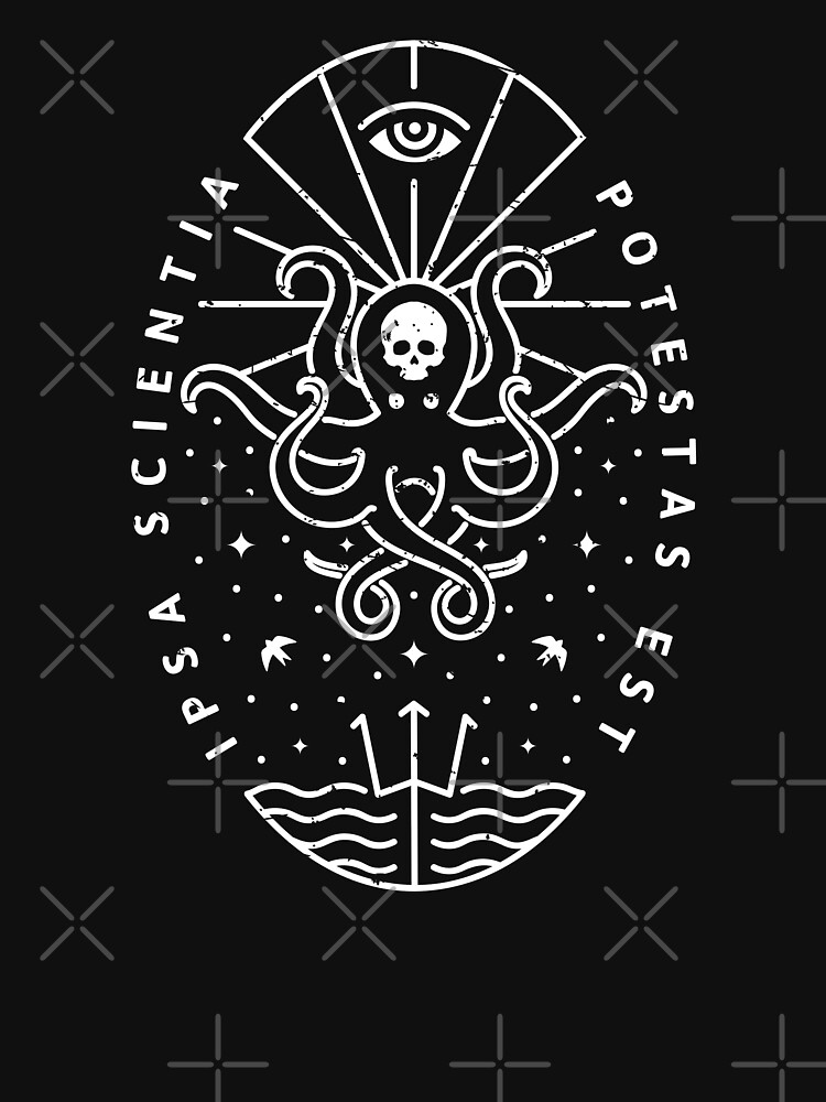 Knowledge - White/Skull by rfad