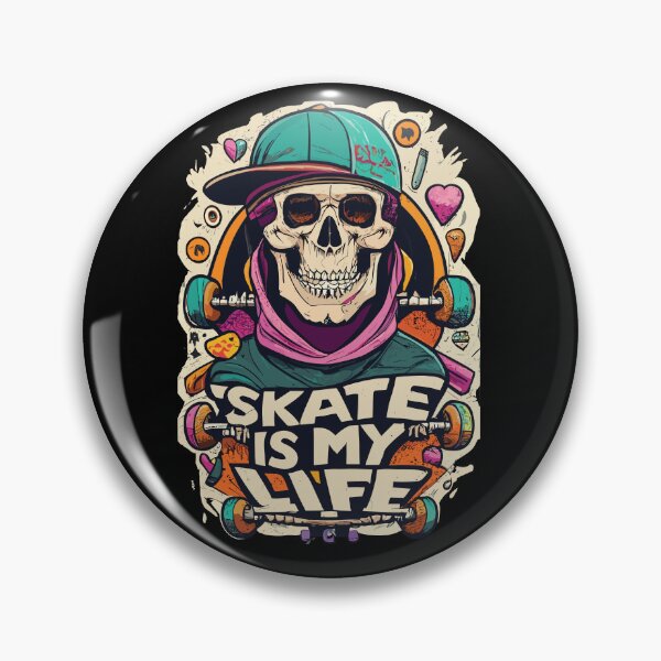 Item preview, Skate Is My Life Skeleton Style  designed and sold by limos.