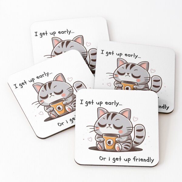 Item preview, Wake Up Kindly: Adorable Kawaii Kitten designed and sold by Mantasrl.