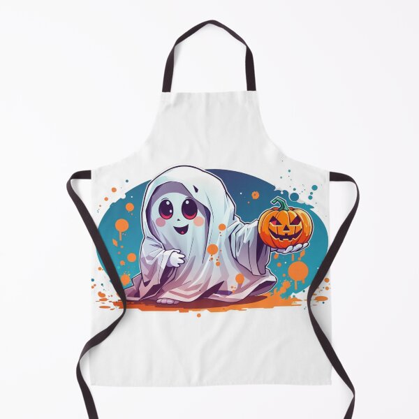 Item preview, Kawaii Ghost and Pumpkin Playtime designed and sold by irosh madushan.