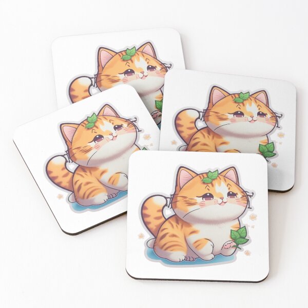 Item preview, Clipart of a cute little kissing kitten .  designed and sold by Vegasstickers.