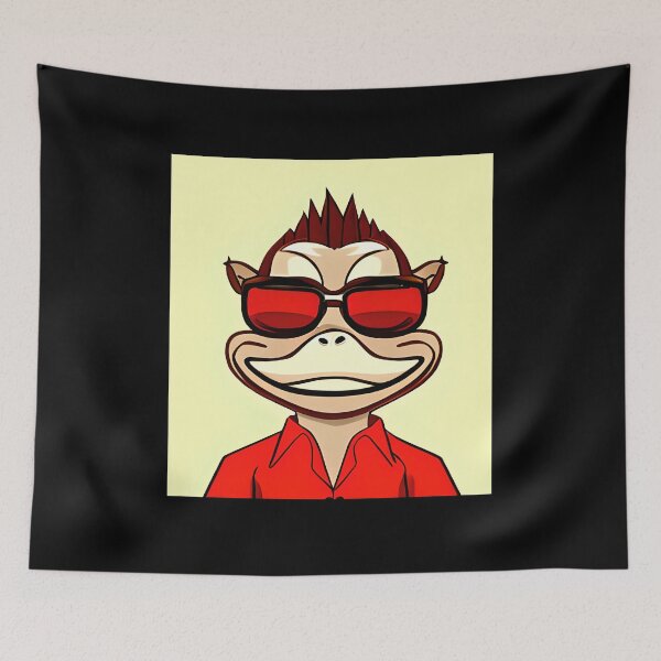 Item preview, Red Monkey designed and sold by ShilpyDesign.