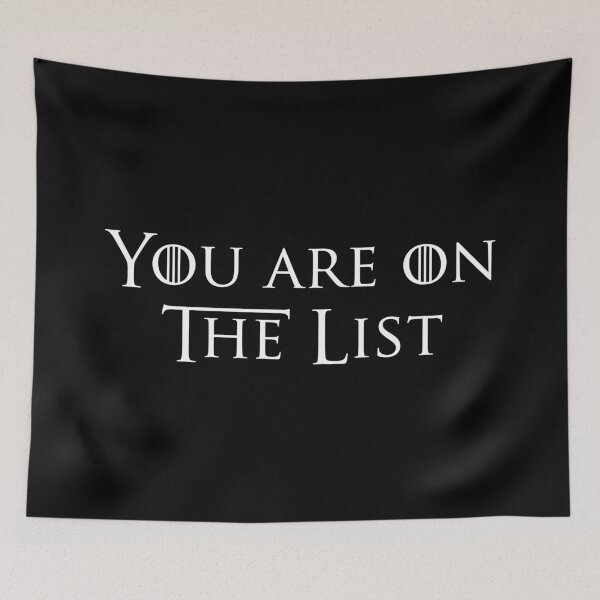 Item preview, You're on the list designed and sold by GrybDesigns.