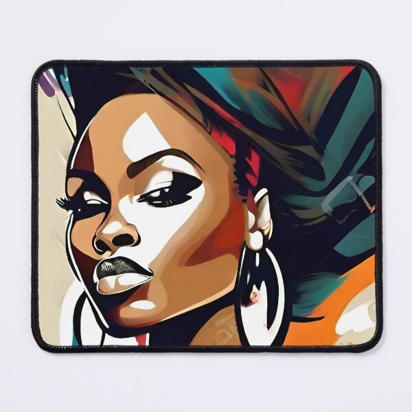 Item preview, Melanin Magic: Abstract Afro Beauty designed and sold by AiPixals.