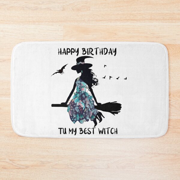 Item preview, Cute witch on a broom. Witches birthday. designed and sold by Anastasiia Yurevych.