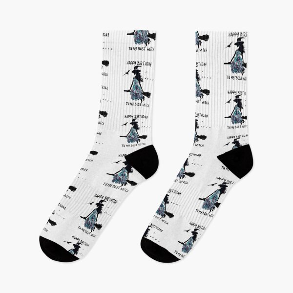Item preview, Cute witch on a broom. Witches birthday. designed and sold by Anastasiia Yurevych.