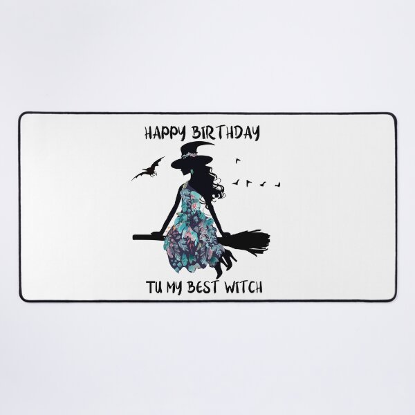 Item preview, Cute witch on a broom. Witches birthday. designed and sold by Anastasiia Yurevych.