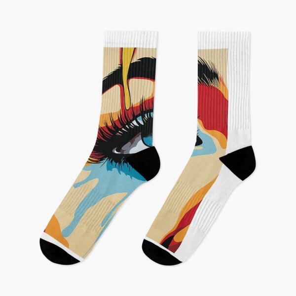 Item preview, pop art women blue crying designed and sold by AceILA.