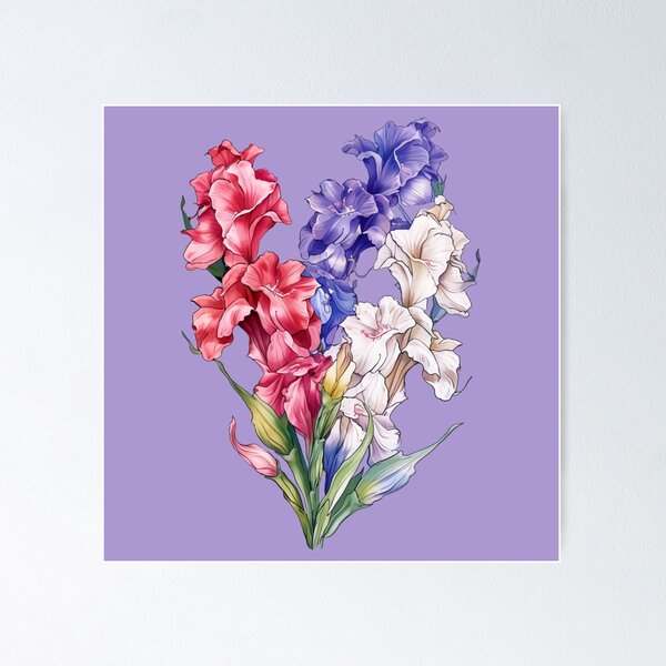 Item preview, Gladiolus Graphic G3 designed and sold by BloomBoutiqueTs.