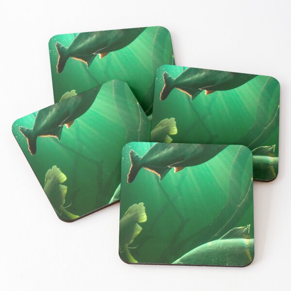 Item preview, Green fish in the water  designed and sold by taya-stdnk.