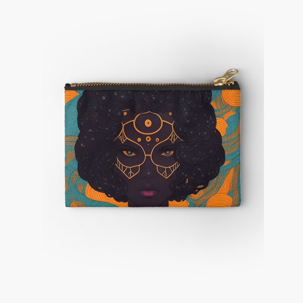Item preview, Dark portrait of a woman with ghost and tentacles, spiritual guide designed and sold by depthsofthemind.