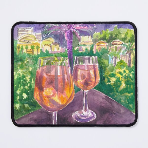 Item preview, Still Life with Palms Scene of a Illuminated Garden Night designed and sold by artshop77.