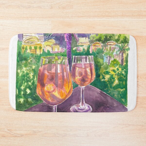Item preview, Still Life with Palms Scene of a Illuminated Garden Night designed and sold by artshop77.