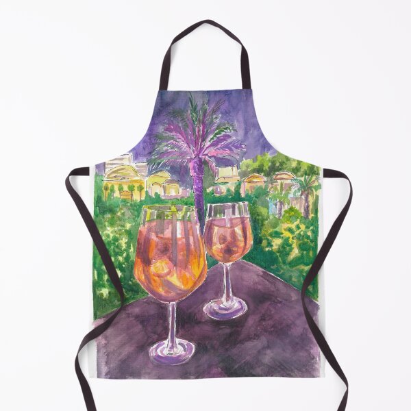 Item preview, Still Life with Palms Scene of a Illuminated Garden Night designed and sold by artshop77.