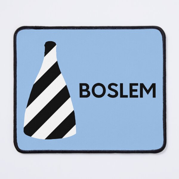 Item preview, "Boslem" Black and White Bottle Kiln original gift design designed and sold by StokeTees.