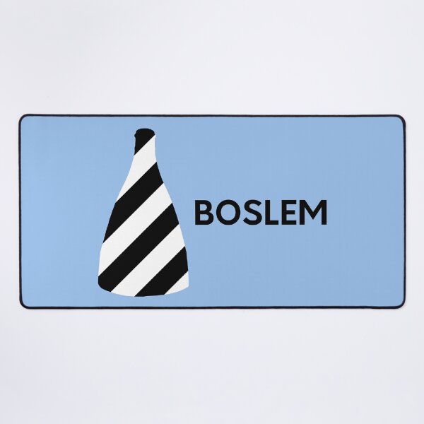 Item preview, "Boslem" Black and White Bottle Kiln original gift design designed and sold by StokeTees.