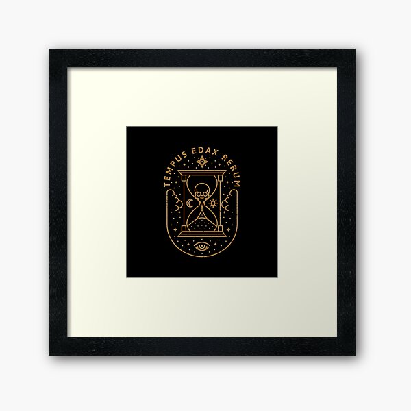 Tempus Edax Rerum Framed Art Print