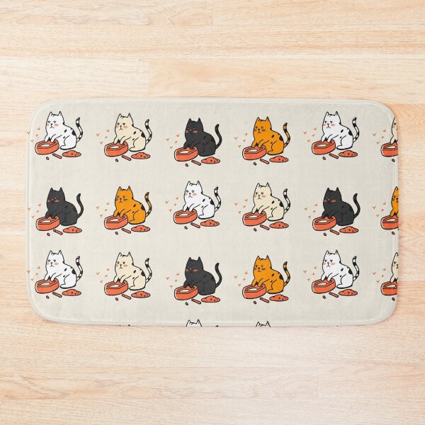 Item preview, cute and smiley black cat sitting in its cat litter box pack designed and sold by The  Knick Knack Nook.