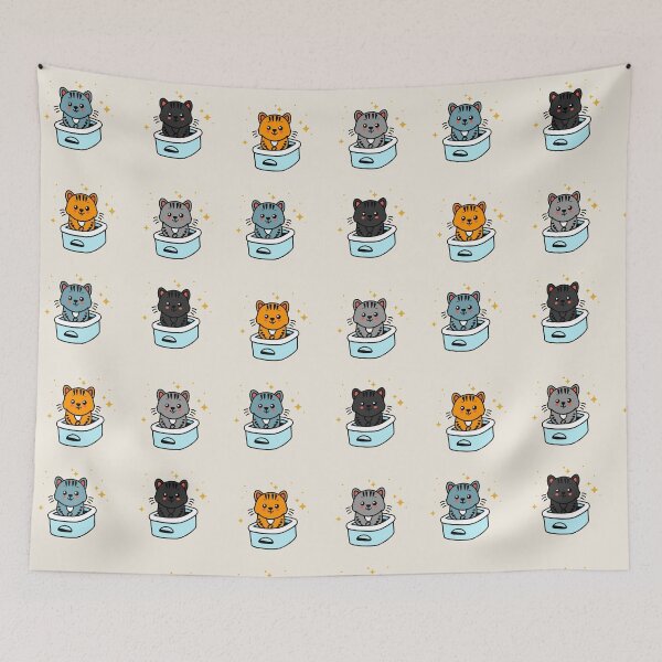 Item preview, cat litter box pack designed and sold by The  Knick Knack Nook.