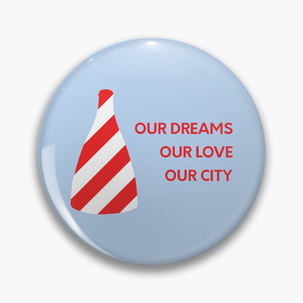 Item preview, Dreams, Love & City Red and White Bottle Kiln original gift design designed and sold by StokeTees.