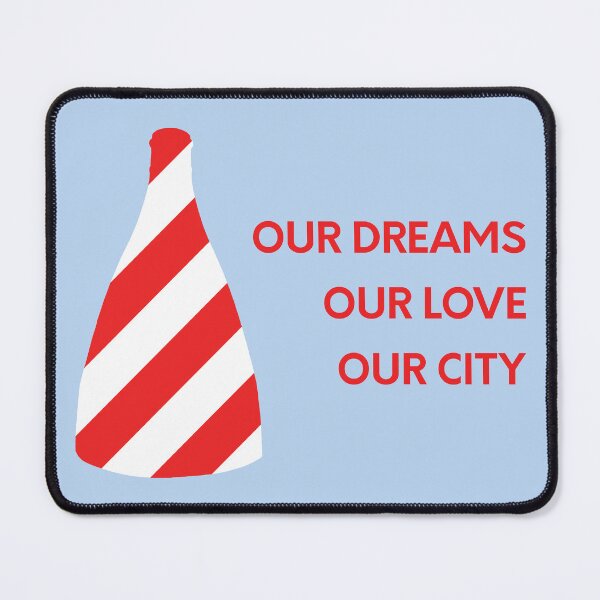 Item preview, Dreams, Love & City Red and White Bottle Kiln original gift design designed and sold by StokeTees.