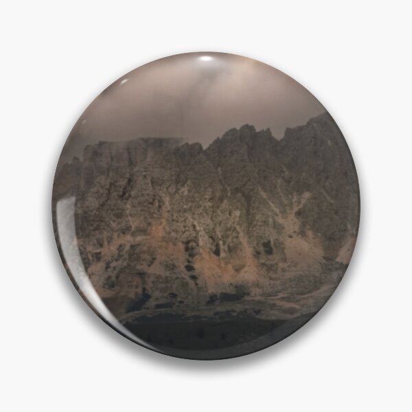 Item preview, Dolomite Costalunga Pass and Sella Mountain Range in Fog designed and sold by nbrandsberg.