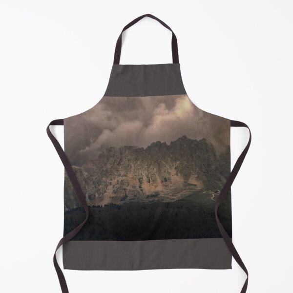 Item preview, Dolomite Costalunga Pass and Sella Mountain Range in Fog designed and sold by nbrandsberg.