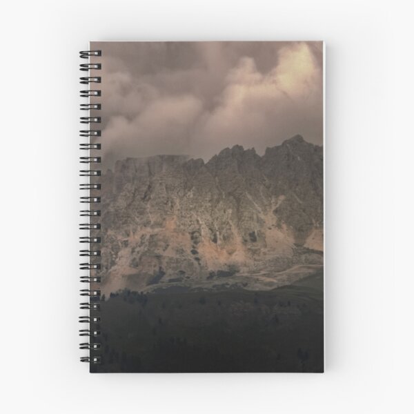 Item preview, Dolomite Costalunga Pass and Sella Mountain Range in Fog designed and sold by nbrandsberg.