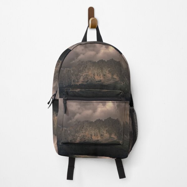 Item preview, Dolomite Costalunga Pass and Sella Mountain Range in Fog designed and sold by nbrandsberg.
