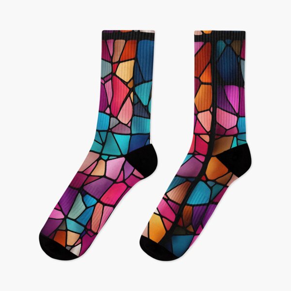 Item preview, **Stained Glass Rainbow** - A colorful and vibrant design inspired by the beauty of stained glass windows. designed and sold by alaa-mously.