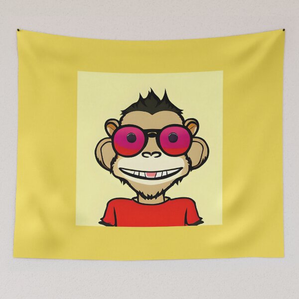 Item preview, Red Monkey designed and sold by ShilpyDesign.