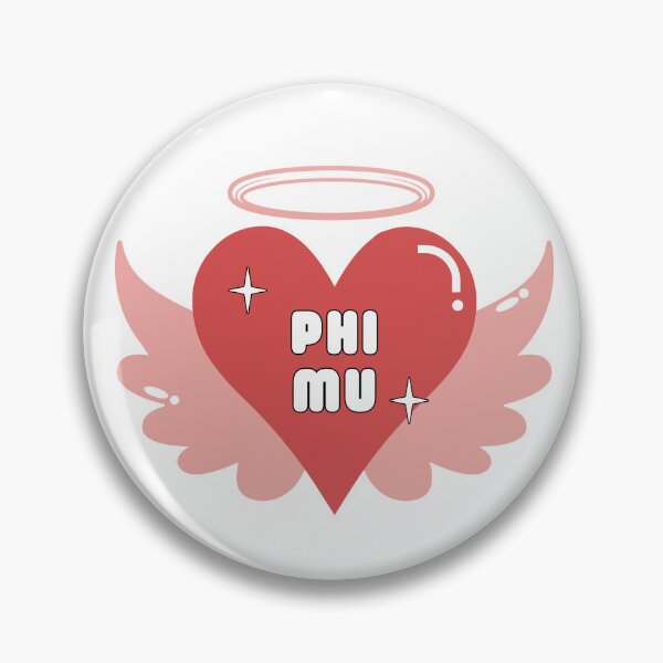 Item preview, Phi Mu Cupid Heart  designed and sold by Miriam Abramowitz.