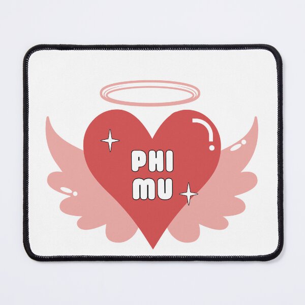 Item preview, Phi Mu Cupid Heart  designed and sold by Miriam Abramowitz.