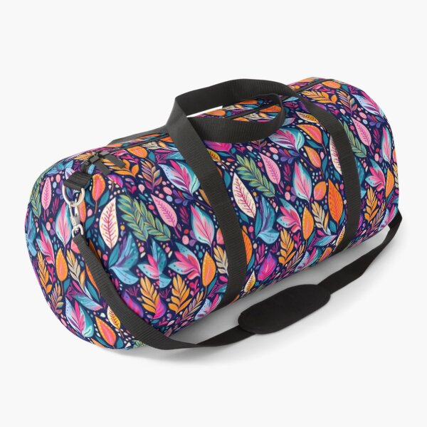 Item preview, Retro leaf colour pattern design flower designed and sold by Blackstar Design Studio.