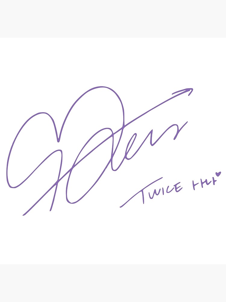 sana signature (purple)