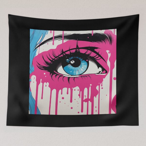 Item preview, pop art women crying  designed and sold by AceILA.