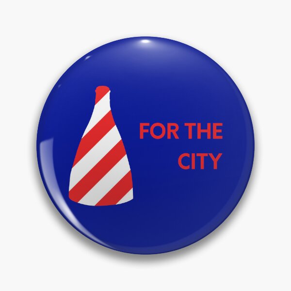 Item preview, "For the City" Red and White Bottle Kiln original gift design designed and sold by StokeTees.