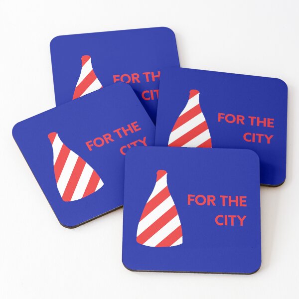 Item preview, "For the City" Red and White Bottle Kiln original gift design designed and sold by StokeTees.