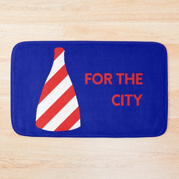 Item preview, "For the City" Red and White Bottle Kiln original gift design designed and sold by StokeTees.