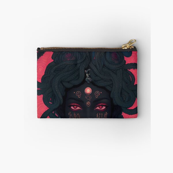 Item preview, Portrait of a woman with tentacles as hair, Dark Medusa designed and sold by depthsofthemind.