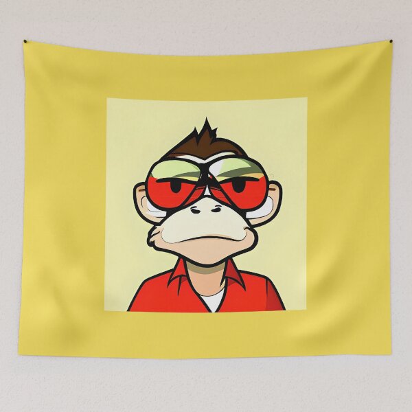 Item preview, Red Monkey designed and sold by ShilpyDesign.