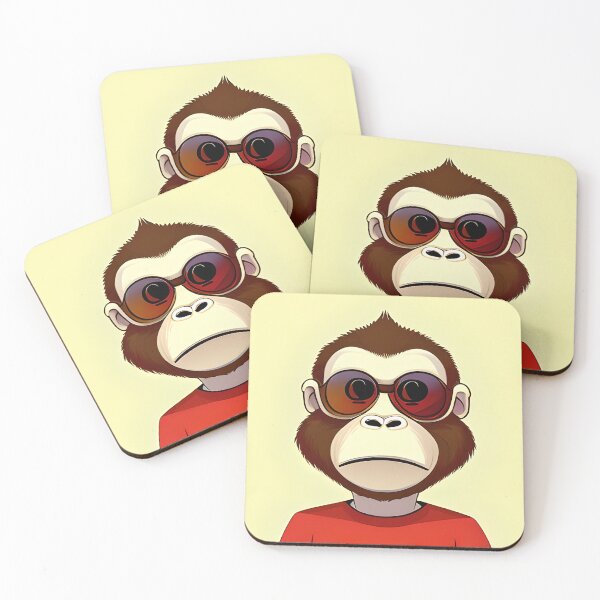 Item preview, Red Monkey designed and sold by ShilpyDesign.