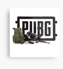 Pubg Backpack Metal Print
