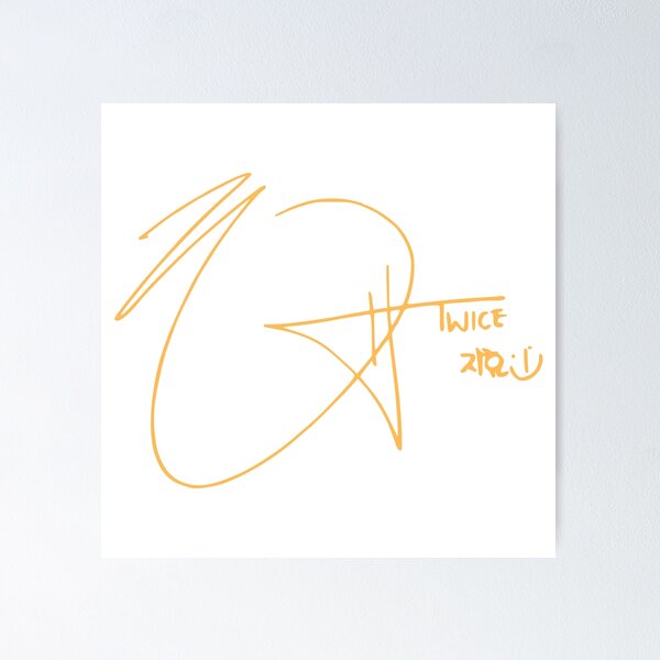 jihyo signature (yellow/orange)