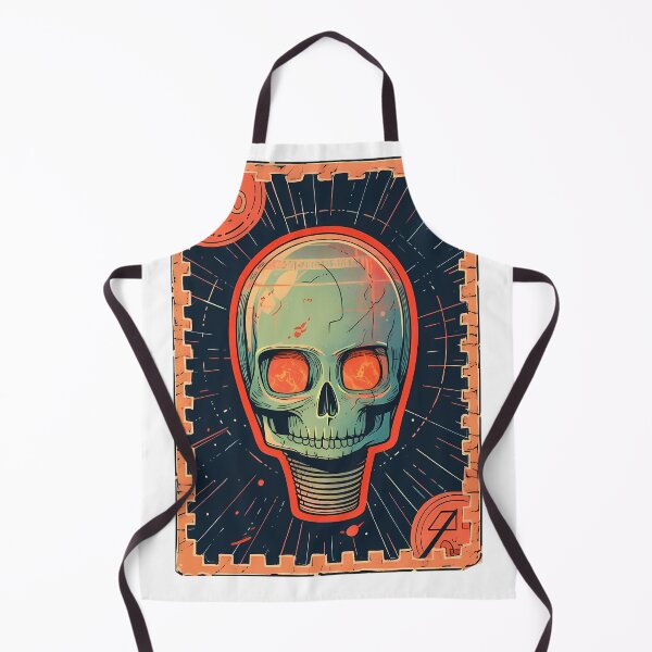 Item preview, Soviet Space Program- Alien Skull Stamp 7 designed and sold by octoboobs.