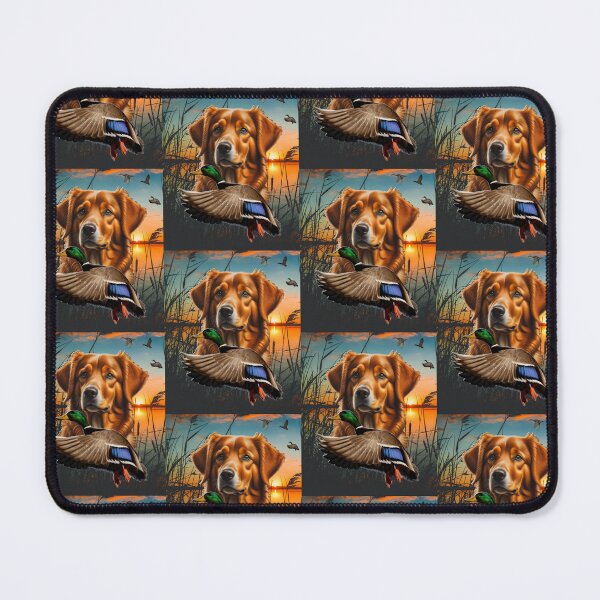 Item preview, Nova Scotia Duck Tolling Retriever (Toller) and Flying Mallard Duck Hunt Design designed and sold by LifeCrush.