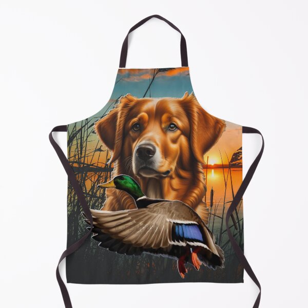 Item preview, Nova Scotia Duck Tolling Retriever (Toller) and Flying Mallard Duck Hunt Design designed and sold by LifeCrush.