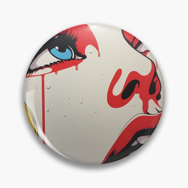 Item preview, pop art women red crying designed and sold by AceILA.